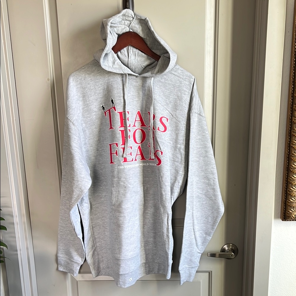 Gray Tears for Fears Tipping Point World Tour Hoodie BRAND NEW Size XL